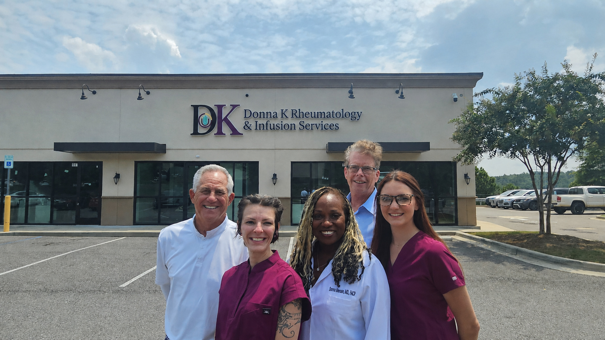 Dr. Donna K. Maneice with the Donna K Rheumatology care team